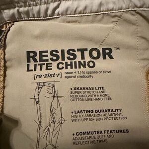 KÜHL Resistor™ Lite Chino Bedrock Men's Hiking Pants 33x32 UPF 50+ Stretch